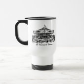 Franse carrouselpaarden Apparel en Gifts Reisbeker (Links)