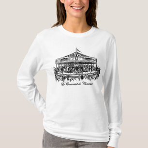 Franse carrouselpaarden Apparel en Gifts T-shirt
