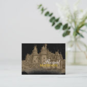 Franse Castle Royal Visitekaartjes (Staand voorkant)