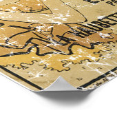 Franse Champagne-1899 - zwaar getroffen Poster (Hoek)