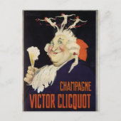  Franse Champagne Briefkaart (Voorkant)