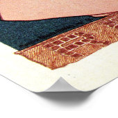 Franse champagne en verticale banner Poster (Hoek)