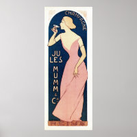 Franse champagne en verticale banner