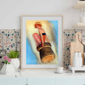 Franse Champagne Poster jaren '30 Flapper