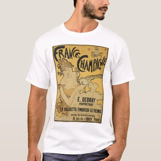 Franse Champagne T-shirt (Voorkant)