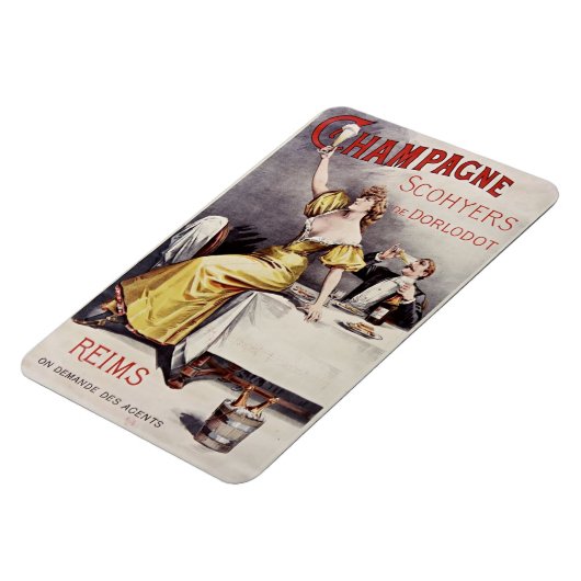 Franse champagnemagnemagneet Magneet (Linkerzijde)