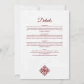 Franse Château Druiven Wijngaard Wijnmakerij Huwel Kaart (Achterkant)