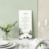 Franse Château Geheime Tuin Bruiloft Menu