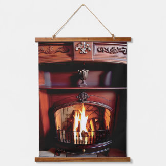 Franse Chateaux Kleine Haard Wandtapijt Hangend Wandkleed