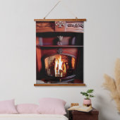 Franse Chateaux Kleine Haard Wandtapijt Hangend Wandkleed (Slaapkamer)