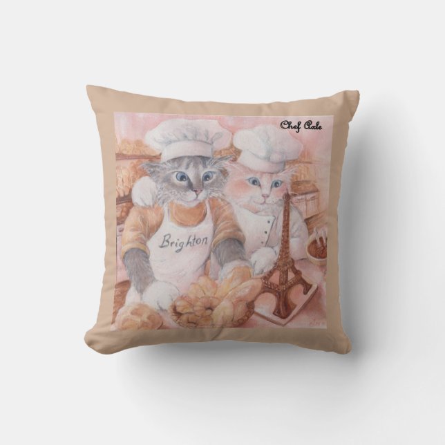 Franse Chef Axle werpt kussens (Voorkant)