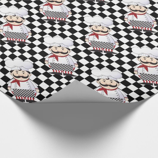 Franse Chef Cadeaupapier (Hoek)