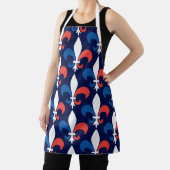 Franse Chef Fleur de Lys Celebrate Frankrijk Schort (Insitu)