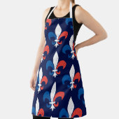 Franse Chef Fleur de Lys Celebrate Frankrijk Schort (Insitu)