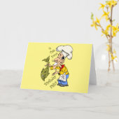 Franse chef-kok ~ Is dit je verjaardagsvis? Kaart (Gele Bloem)