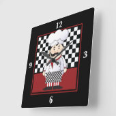 Franse Chef Vierkante Klok (Hoek)