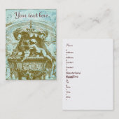 Franse Cherub  stijlprofielkaarten Visitekaartje (Voorkant / Achterkant)