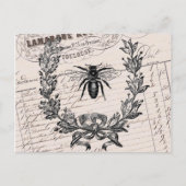  Franse Chic Honey Bee Briefkaart (Voorkant)