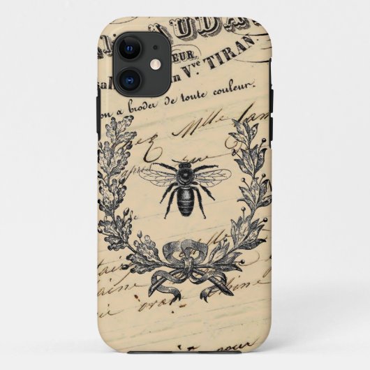 Franse Chic Honey Bee Case-Mate iPhone Case (Achterkant)
