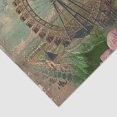 Franse chic, Parijs, rustig, collage, Victoriaans, Tissuepapier (Detail)