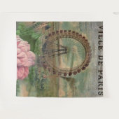 Franse chic, Parijs, rustig, collage, Victoriaans, Wandkleed (Voorkant (horizontaal))