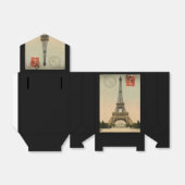 Franse Chic Paris Eiffel Tower Bedankdoosjes (Uitgevouwen)