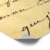 Franse Chic Skeleton Keys Poster (Hoek)