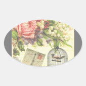 Franse Chic Vintage Parijs Sticker (Voorkant)