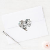 Franse Chicken Furnishings Hart Sticker (Envelop)