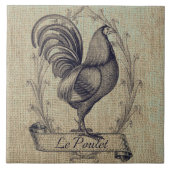  Franse Chicken Illustratie Tegeltje (Voorkant)