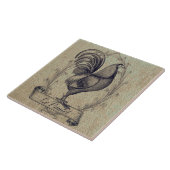  Franse Chicken Illustratie Tegeltje (Zijkant)