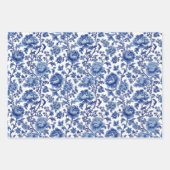 Franse Chinoiserie Floral Inpakpapier Vel (Voorkant 3)