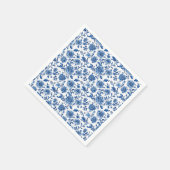 Franse Chinoiserie Floral Servet (Hoek)