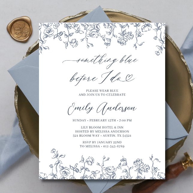 Franse Chinoiserie Iets blauw Vrijgezellenfeest (Creator heeft geüpload)