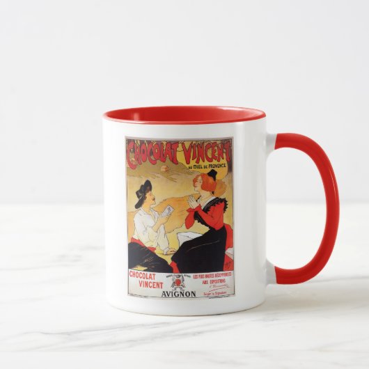  Franse chocolade adverteren Mok (Rechts)