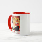  Franse chocolade adverteren Mok (Voorkant links)