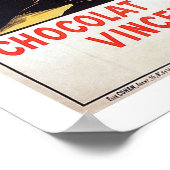 Franse chocolade adverteren Poster (Hoek)