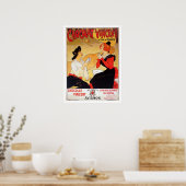 Franse chocolade adverteren Poster (Keuken)
