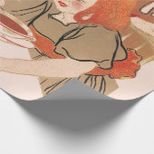 Franse chocolade en thee Steinlen Poster Cadeaupapier (Hoek)