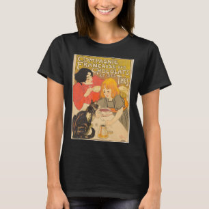 Franse Chocolade- en Theecompagnie, Art Nouveau T-shirt