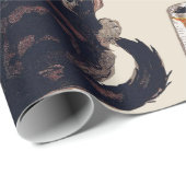 Franse Chocolade Feest Steinlen Kunst Cadeaupapier (Rol Hoek)
