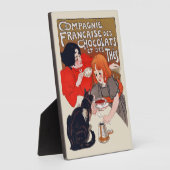 Franse Chocolade Feest Steinlen Kunst Fotoplaat (Zijkant)