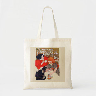 Franse Chocolade Feest Steinlen Kunst Tote Bag