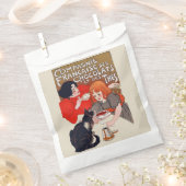 Franse chocolade partij Steinlen Art Bedankzakje (Geknipt)