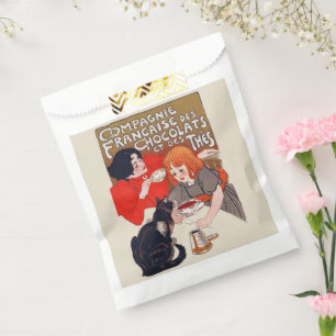 Franse chocolade partij Steinlen Art Bedankzakje