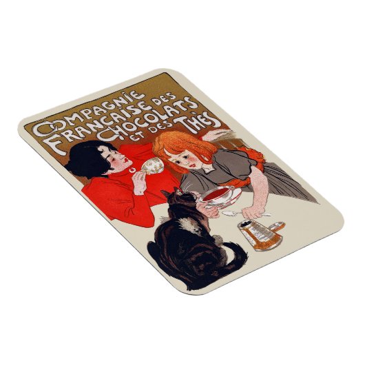 Franse chocolade partij Steinlen Art Magneet (Rechterzijde)