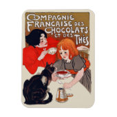 Franse chocolade partij Steinlen Art Magneet (Verticaal)