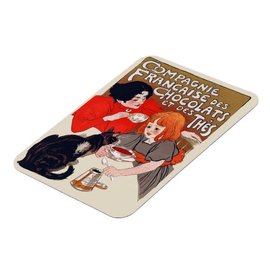 Franse chocolade partij Steinlen Art Magneet (Linkerzijde)
