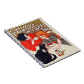 Franse chocolade partij Steinlen Art Notitieboek (Rechterzijde)