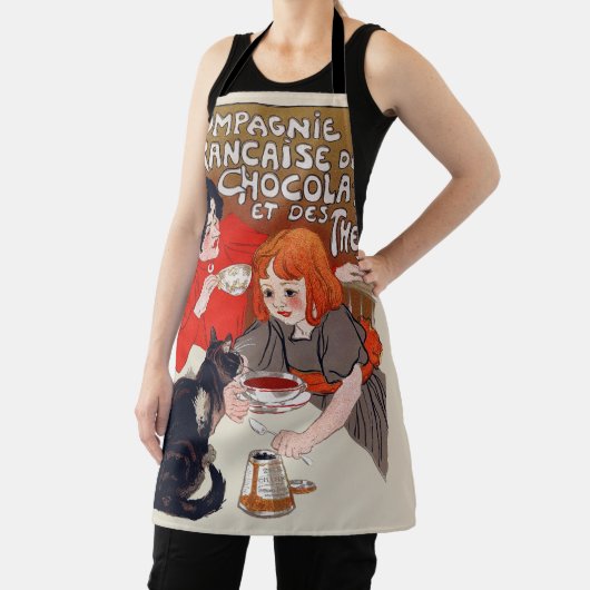 Franse chocolade partij Steinlen Art Schort (Insitu)
